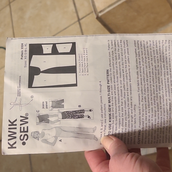 Kwik Sew Maternity Pants Pattern - Picture 4 of 4